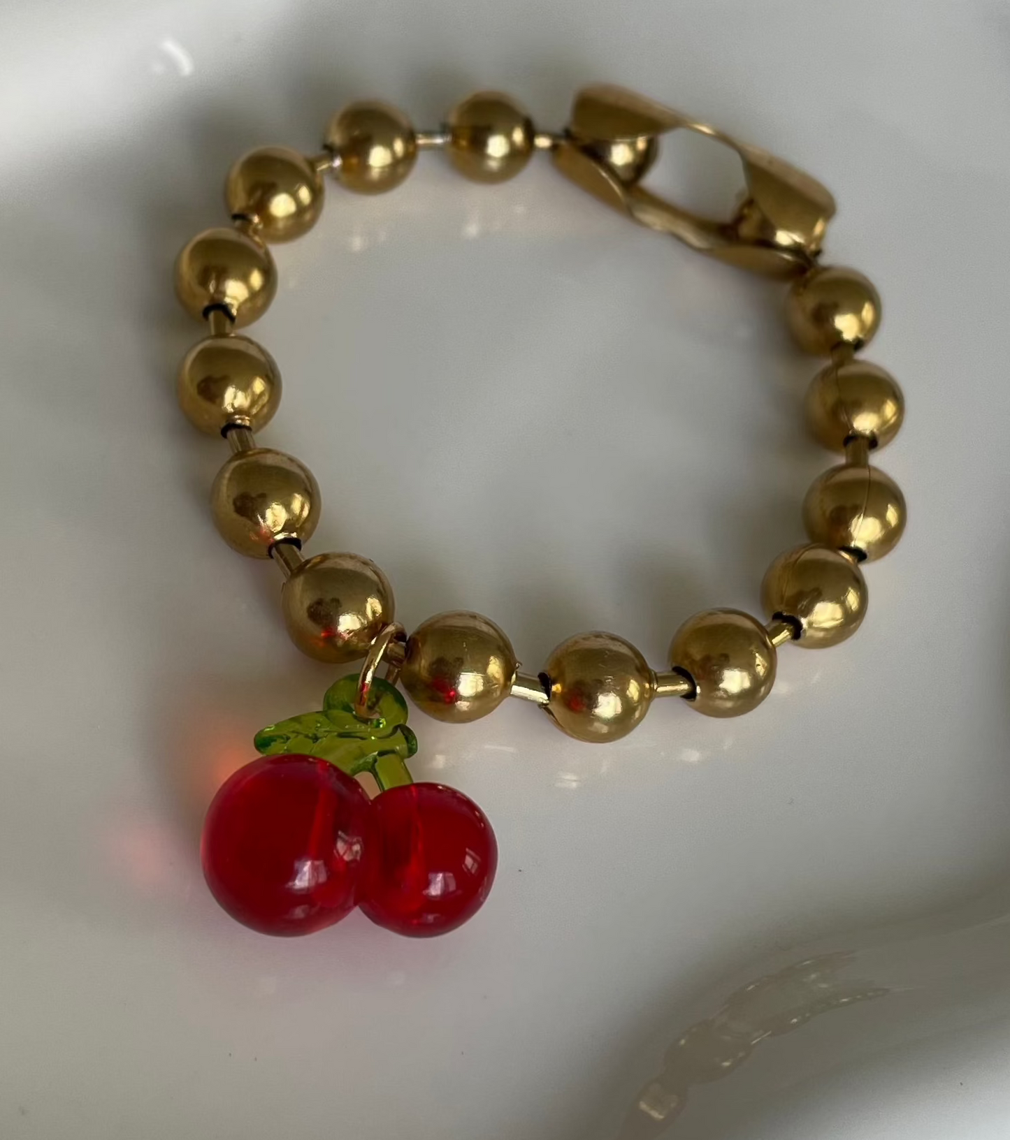 Cherries bracelet